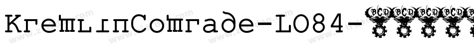 KremlinComrade-LO84字体转换