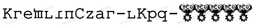 KremlinCzar-lKpq字体转换