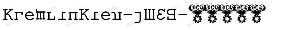 KremlinKiev-jWEG字体转换