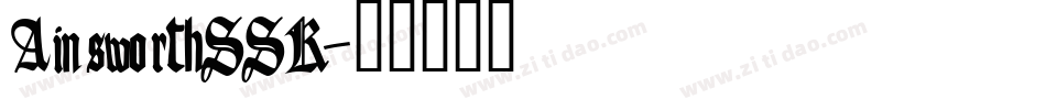 AinsworthSSK字体转换