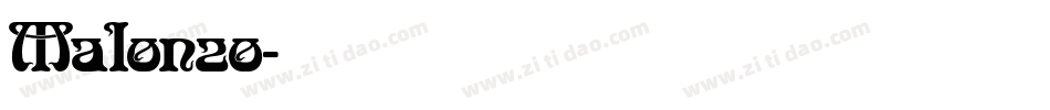 Malonzo字体转换