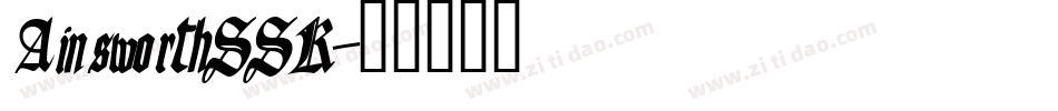 AinsworthSSK字体转换