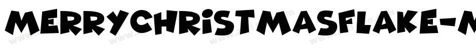 MerryChristmasFlake-mJY9字体转换
