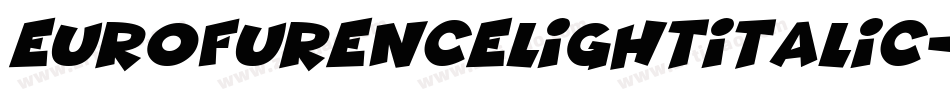 EurofurenceLightItalic-x37y8字体转换