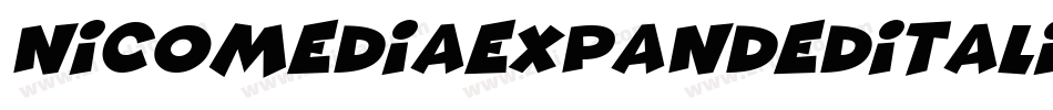 NicomediaExpandedItalic-x3ow0字体转换