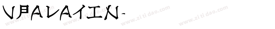 VPALATIN字体转换