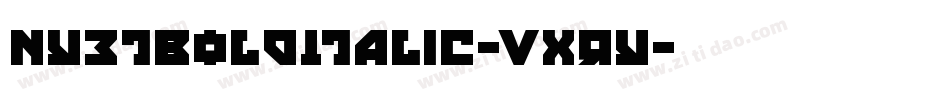 NyetBoldItalic-VXry字体转换