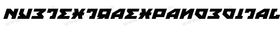NyetExtraExpandedItalic-Y42j字体转换