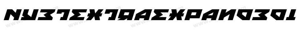 NyetExtraExpandedItalic-Y42j字体转换