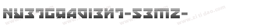 NyetGradient-5eMz字体转换