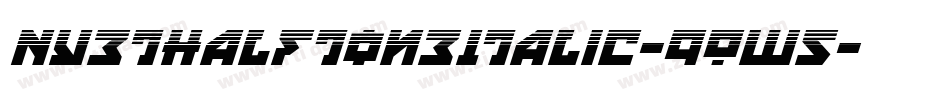 NyetHalftoneItalic-9Ow5字体转换