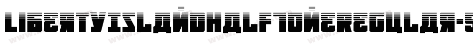 LibertyIslandHalfToneRegular-5GAa字体转换