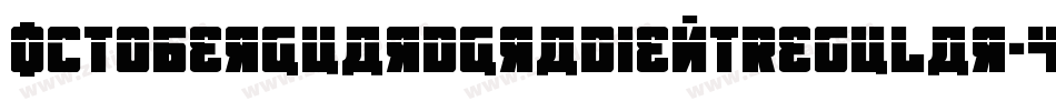 OctoberGuardGradientRegular-40rB字体转换