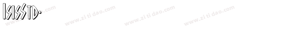 IsisStd字体转换