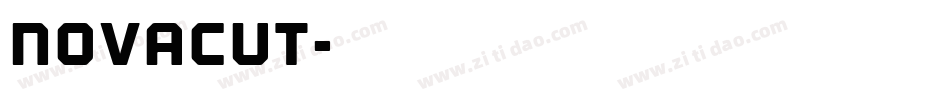 NovaCut字体转换