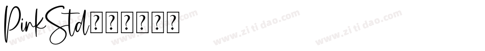 PinkStd字体转换