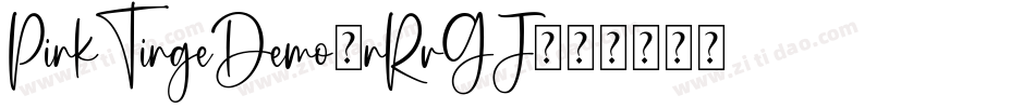 PinkTingeDemo-nRrGJ字体转换