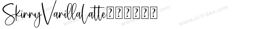 SkinnyVanillaLatte字体转换