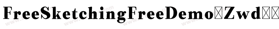 FreeSketchingFreeDemo-Zwd8字体转换