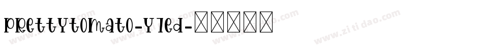 PrettyTomato-y7Ed字体转换