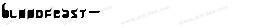 Bloodfeast字体转换