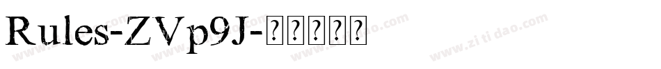 Rules-ZVp9J字体转换