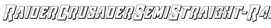 RaiderCrusaderSemiStraight-R42M字体转换 RaiderCrusaderSemiStraight-R42M字体转换