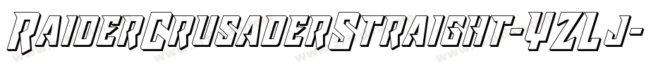 RaiderCrusaderStraight-YZLj字体转换 RaiderCrusaderStraight-YZLj字体转换