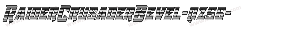 RaiderCrusaderBevel-qz56字体转换 RaiderCrusaderBevel-qz56字体转换