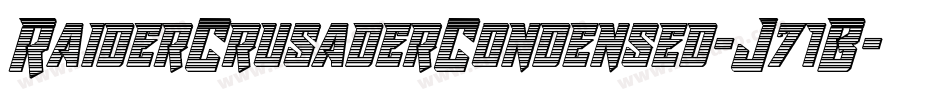 RaiderCrusaderCondensed-J71B字体转换 RaiderCrusaderCondensed-J71B字体转换