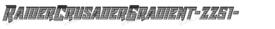 RaiderCrusaderGradient-zz51字体转换