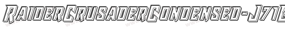RaiderCrusaderCondensed-J71B字体转换 RaiderCrusaderCondensed-J71B字体转换