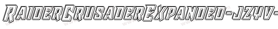 RaiderCrusaderExpanded-jzyv字体转换 RaiderCrusaderExpanded-jzyv字体转换