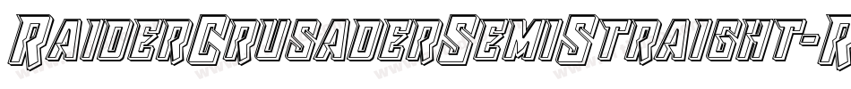 RaiderCrusaderSemiStraight-R42M字体转换 RaiderCrusaderSemiStraight-R42M字体转换
