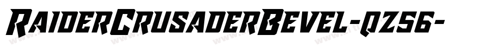 RaiderCrusaderBevel-qz56字体转换 RaiderCrusaderBevel-qz56字体转换
