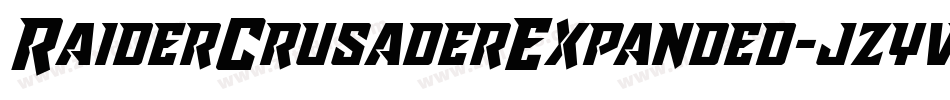RaiderCrusaderExpanded-jzyv字体转换 RaiderCrusaderExpanded-jzyv字体转换