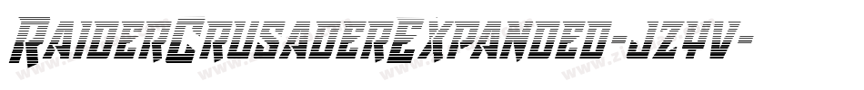 RaiderCrusaderExpanded-jzyv字体转换 RaiderCrusaderExpanded-jzyv字体转换
