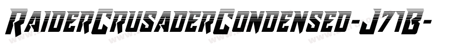 RaiderCrusaderCondensed-J71B字体转换 RaiderCrusaderCondensed-J71B字体转换