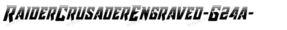 RaiderCrusaderEngraved-G24a字体转换 RaiderCrusaderEngraved-G24a字体转换