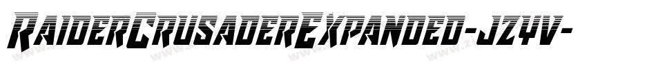 RaiderCrusaderExpanded-jzyv字体转换 RaiderCrusaderExpanded-jzyv字体转换