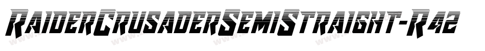 RaiderCrusaderSemiStraight-R42M字体转换 RaiderCrusaderSemiStraight-R42M字体转换