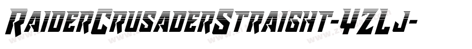 RaiderCrusaderStraight-YZLj字体转换 RaiderCrusaderStraight-YZLj字体转换