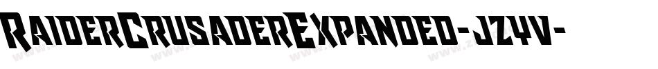 RaiderCrusaderExpanded-jzyv字体转换 RaiderCrusaderExpanded-jzyv字体转换
