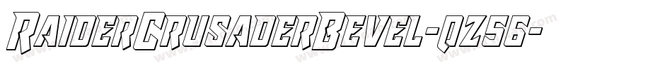 RaiderCrusaderBevel-qz56字体转换 RaiderCrusaderBevel-qz56字体转换