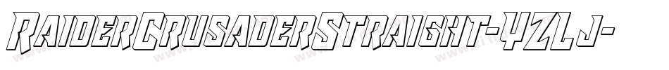 RaiderCrusaderStraight-YZLj字体转换 RaiderCrusaderStraight-YZLj字体转换