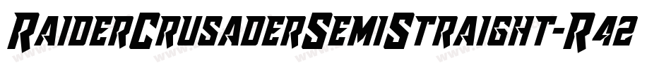 RaiderCrusaderSemiStraight-R42M字体转换 RaiderCrusaderSemiStraight-R42M字体转换