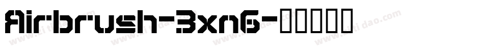 Airbrush-3xnG字体转换