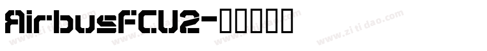 AirbusFCU2字体转换