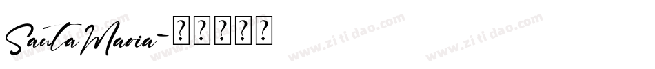 SantaMaria字体转换