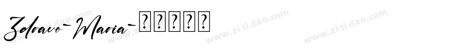 Zdravo-Maria字体转换